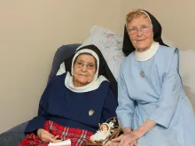 Immaculate Heart of Mary sisters Marie Christine Muñoz Lopez and Jean-Marie Dunne. Courtesy of The Tidings.