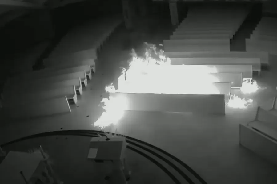 Arson at Incarnation Catholic Church in Town 'n' Country, Fla., Sept. 18, 2020. ?w=200&h=150