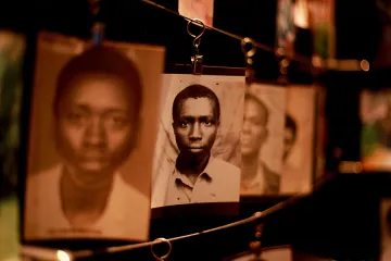 Inside the Kigali Genocide Memorial Center Credit Trocaire via Flickr CC BY 20 CNA