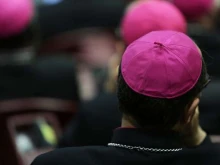 Inside the Vatican's synod hall on Oct. 14, 2015. 