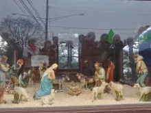 The Nativity display in Warren, Mich. after it was installed by John Satawa on Dec. 15, 2012. 