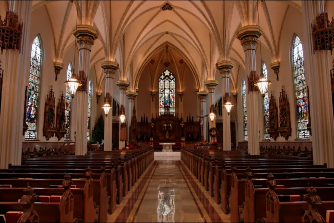 Interior of the Cathedral of the Immaculate Conception in Fort Wayne Indiana Credit rsteup via Flickr CC BY NC ND 20 CNA