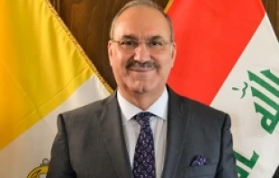 Iraqi ambassador to the Holy See Habeeb H.M. Al-Sadr speaks with CNA July 24, 2014.   Daniel Ibáñez/CNA.