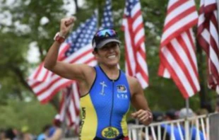 Ironwoman Karime Nevarez.   CNA