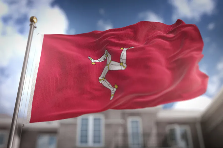 The flag of the Isle of Man. ?w=200&h=150