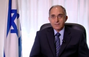Israeli Ambassador to the Holy See Dr. Zion Evrony speaks with CNA on May 20, 2014.   Andreas Dueren/CNA.