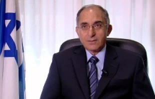 Israeli Ambassador to the Holy See Dr. Zion Evrony speaks with CNA on May 20, 2014   Andreas Dueren/CNA