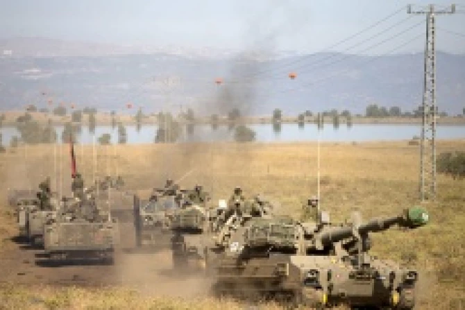 Israeli troops train in Golan Heights on June 12 2013 US Catholic News Credit Uriel Sinai Getty Images News CNA 7 2 2013