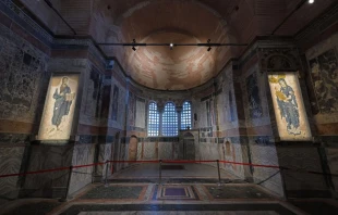 The apse of the 700-year-old Chora Church in Istanbul, Turkey.   Dosseman (CC BY-SA 4.0).