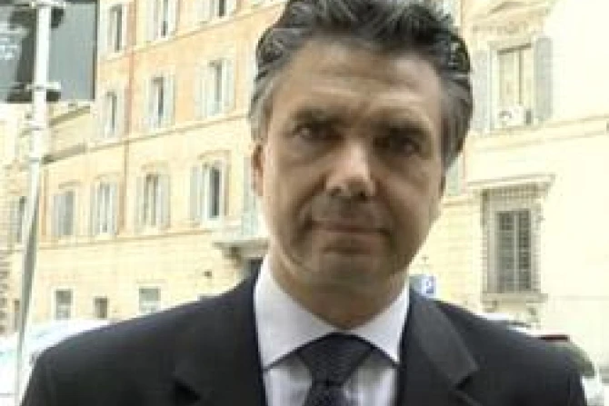 Italian senator Stefano de Lillo CNA Vatican 6 15 11