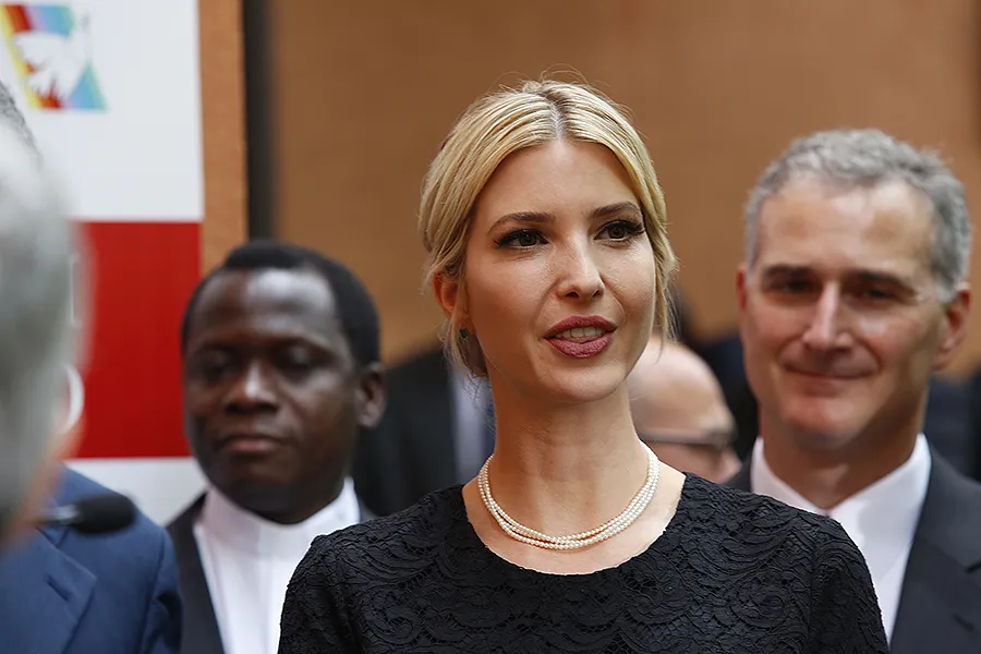 Ivanka Trump at Rome's Community Sant'Egidio to meet with African women freed from human trafficking on May 24, 2017. ?w=200&h=150