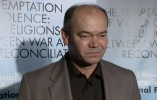 Ivica Mrso speaks with CNA during an Oasis conference in Sarajevo, Bosnia June 17, 2014.   Damir/CNA.