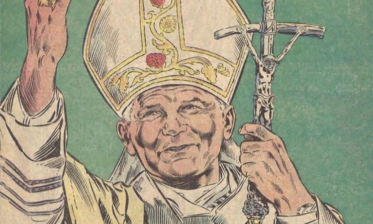 JPII Comic CNA credit Marvel Comics