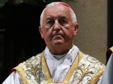 Bishop Jan Szkodoń, auxiliary bishop of Kraków, Poland.