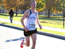 Jeff Grabosky competes in a Washington, D.C. marathon in October 2009