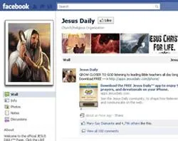 A screenhot of the Jesus Daily Facebook page?w=200&h=150