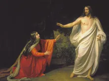 Jesus and Mary Magdalen by Alexander Andreyevich Ivanov. Public Domain. 