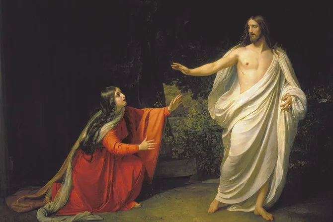 Jesus and Mary Magdalen by Alexander Andreyevich Ivanov Public Domain CNA