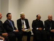 Jewish, Christian, and Muslims leaders joined together to sign the PLACE initiative in Denver, Aug. 11, 2014. 