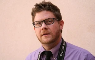 John David Long-Garcia, new editor-in-chief of The Tidings Corp. of the Archdiocese of Los Angeles.   Ambria Hammel/The Catholic Sun.