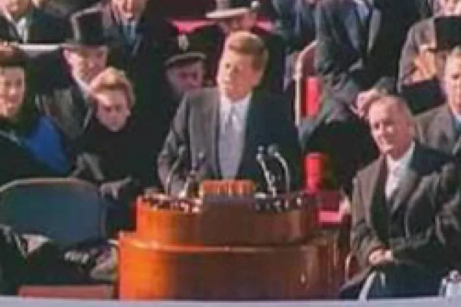 John F Kennedy Inauguration Speech CNA US Catholic News 1 19 11