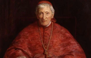 John Henry Newman by Sir John Everett Millais. public domain.