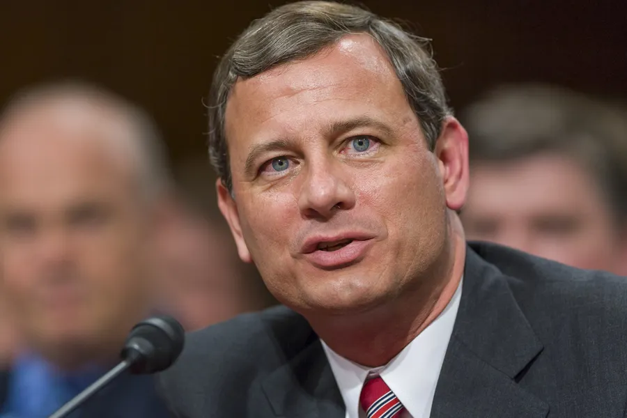 John Roberts testifies before the Senate Judiciary Committee during confirmation hearings to be Chief Justice of the US Supreme Court, Sept. 13, 2005.?w=200&h=150