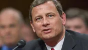 John Roberts testifies before the Senate Judiciary Committee during confirmation hearings to be Chief Justice of the US Supreme Court, Sept. 13, 2005.