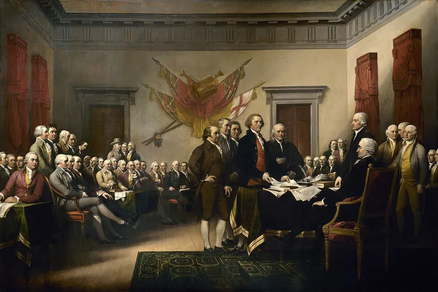 John Trumbull's "Declaration of Independence."?w=200&h=150