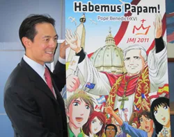 Jonathan Lin, Founder and CEO of Manga Hero, appears with "Habemus Papam!"?w=200&h=150