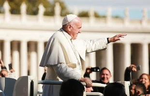 Jubilee audience in St. Peter's Square with Pope Francis on Nov. 12, 2016.   Lucia Ballester/CNA.