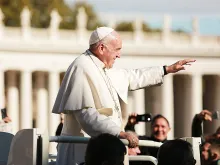 Jubilee audience in St. Peter's Square with Pope Francis on Nov. 12, 2016. 