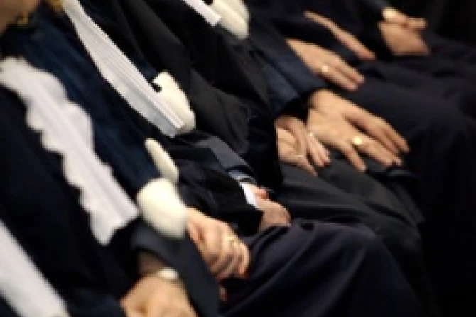 Judges of the European Court of Human Rights Credit Council of Europe CNA World Catholic News 10 30 12