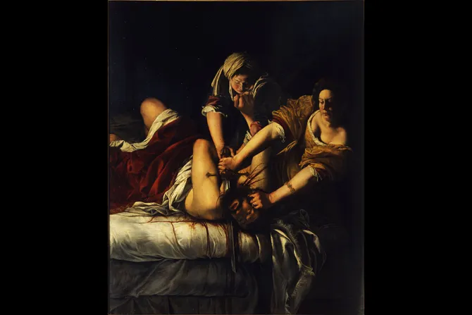 Judith Beheading Holofernes by Artemisia Gentileschi Public Domain Wikipedia CNA