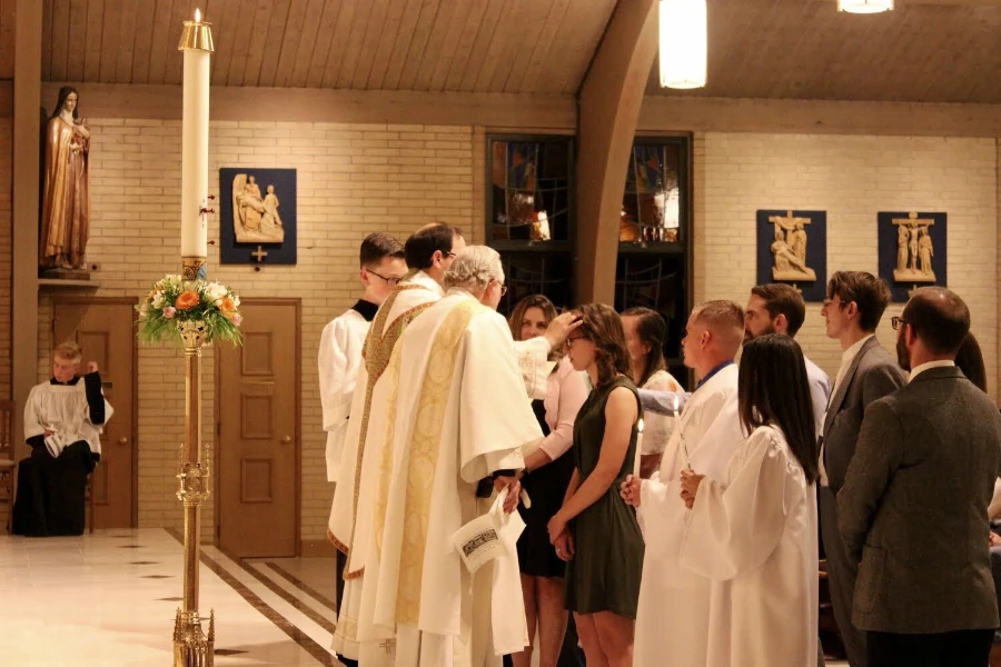 Juliana Pybus is confirmed at Holy Name Catholic Church in Sheridan, Colo., on Easter 2019.?w=200&h=150