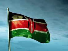 Kenya flag. 