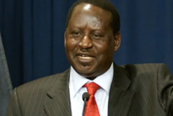 Kenyan Prime Minister Raila Odinga CNA US Catholic News 1 19 11