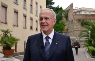 Knights of Columbus Supreme Knight Carl Anderson speaks with CNA in Rome, June 26, 2014.   Daniel Ibanez / CNA.