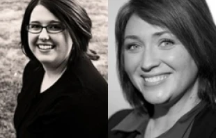 Kristan Hawkins, executive director of Students for Life of America and Anna Higgins, Director of the Family Research Council's Center for Human Dignity.