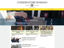 The website of L'Osservatore Romano was re-vamped in December, 2013.