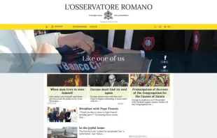 The website of L'Osservatore Romano was re-vamped in December, 2013. 