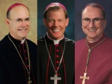 (L-R) Bishop Kevin C. Rhoades, Bishop John C. Wester, and Bishop Stephen E. Blaire.