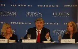 (L-R) Lela Gilbert, Paul Marshall, and Nina Shea take part in a panel at the Hudson Institute on March 27, 2013. ?w=200&h=150