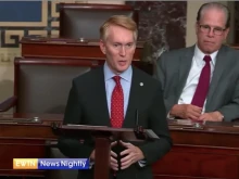 Sen. James Lankford, R-Oklahoma, speaks on the Senate floor.
