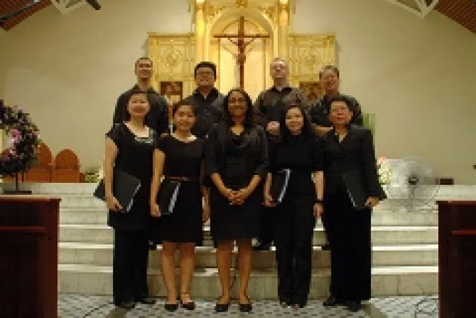 Laudis Choir group in Kuala Lumpur Credit Gerald Mohan Constantine CNA 1 6 14