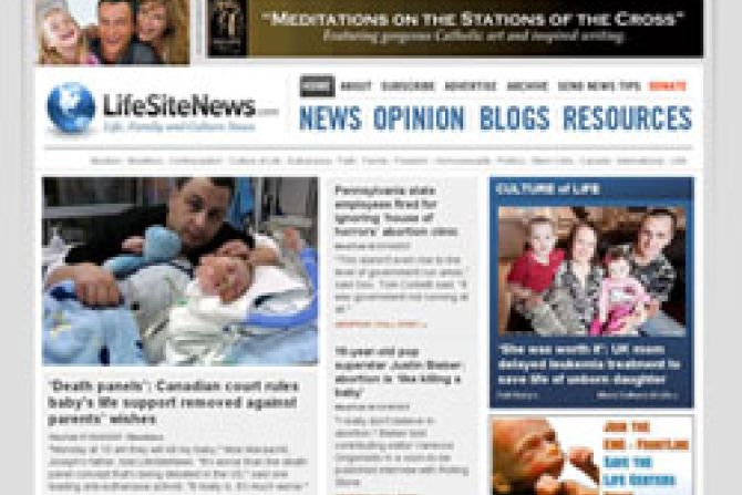 LifeSiteNews CNA World Catholic News 2 17 11