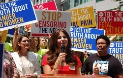 Lila Rose of Live Action speaks during the March on the Media. ?w=200&h=150