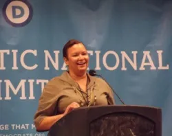 Lisa P. Jackson, administrator of the Environmental Protection Agency, speaks Sept. 5, 2012 at the DNC's faith council.?w=200&h=150