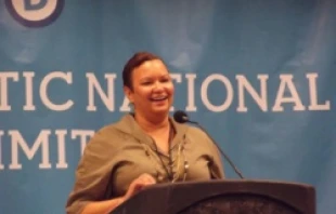 Lisa P. Jackson, administrator of the Environmental Protection Agency, speaks Sept. 5, 2012 at the DNC's faith council.