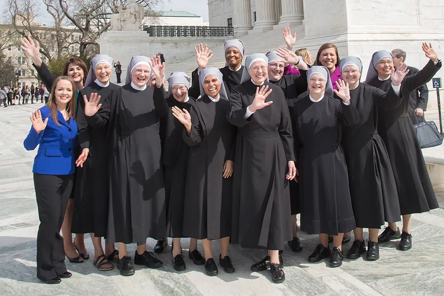 Little Sisters of the Poor outside SCOTUS after oral arguments for their case against the HHS Mandate. ?w=200&h=150